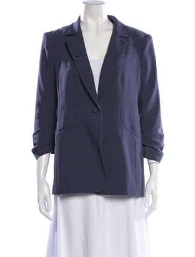 Pre-owned Cinq À Sept Blazer In Blue