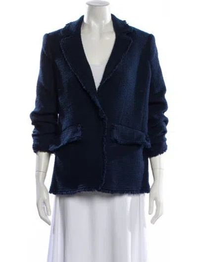 Pre-owned Cinq À Sept Blazer In Blue