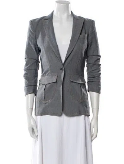 Pre-owned Cinq À Sept Blazer In Blue
