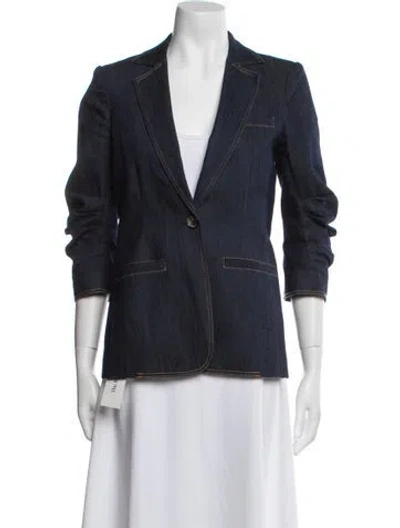Pre-owned Cinq À Sept Blazer In Blue
