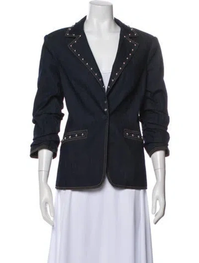 Pre-owned Cinq À Sept Blazer In Blue