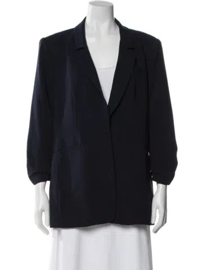 Pre-owned Cinq À Sept Blazer In Blue