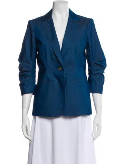 Pre-owned Cinq À Sept Blazer In Blue