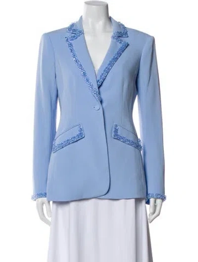 Pre-owned Cinq À Sept Blazer In Blue