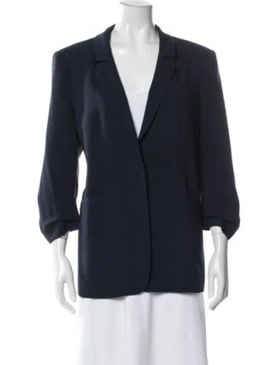 Pre-owned Cinq À Sept Blazer In Blue