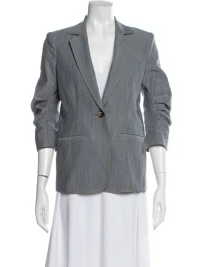 Pre-owned Cinq À Sept Blazer In Blue