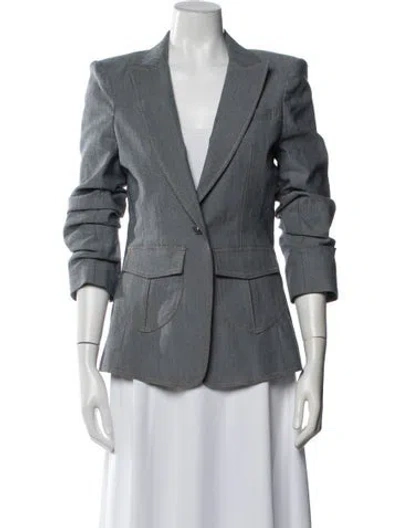 Pre-owned Cinq À Sept Blazer In Blue