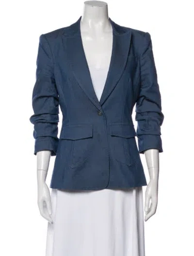 Pre-owned Cinq À Sept Blazer In Blue