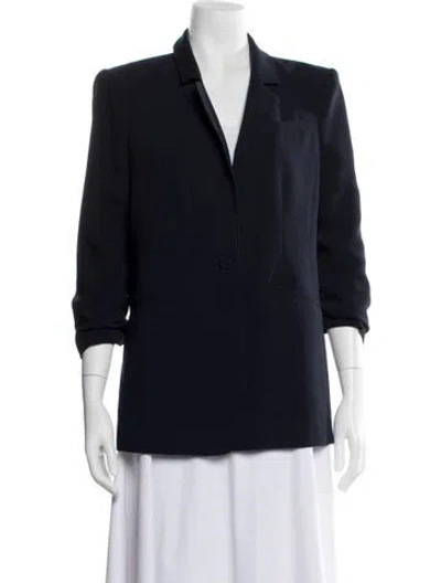Pre-owned Cinq À Sept Blazer In Blue
