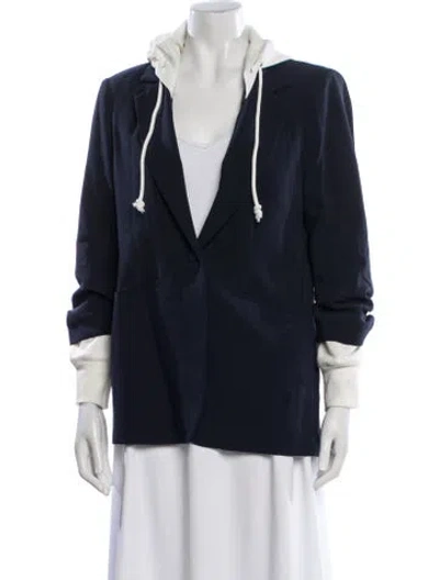 Pre-owned Cinq À Sept Blazer In Blue