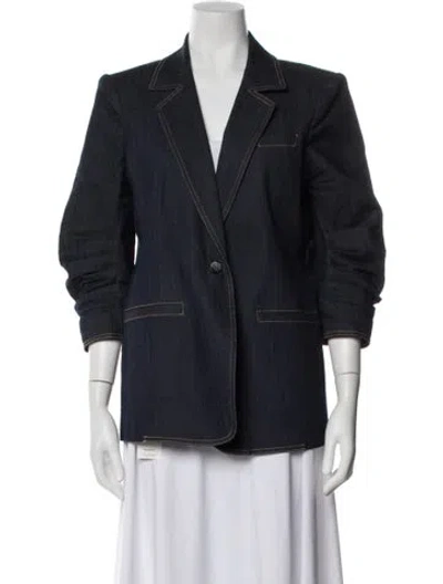 Pre-owned Cinq À Sept Blazer In Blue