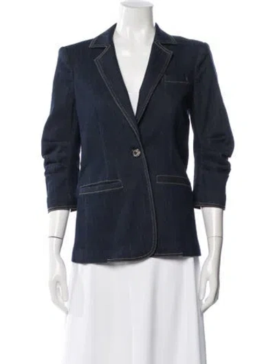 Pre-owned Cinq À Sept Blazer In Blue