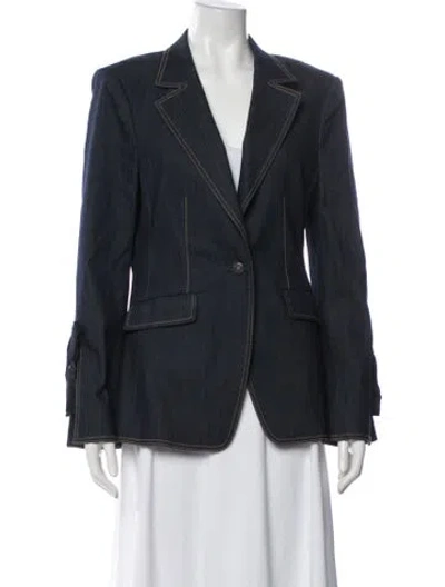 Pre-owned Cinq À Sept Blazer In Blue