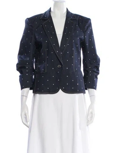 Pre-owned Cinq À Sept Blazer In Blue