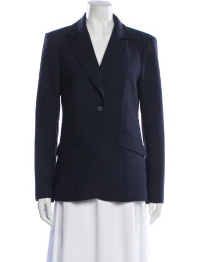 Pre-owned Cinq À Sept Blazer In Blue