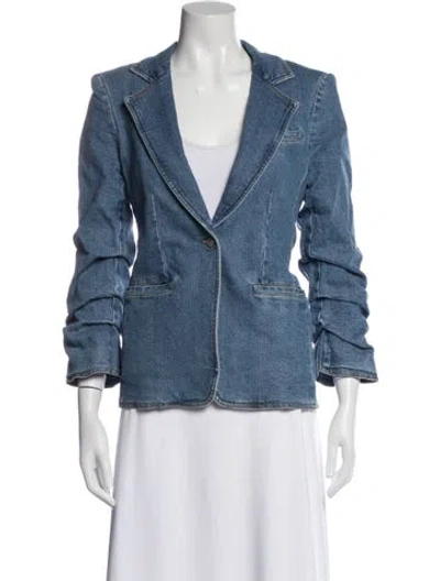 Pre-owned Cinq À Sept Blazer In Blue