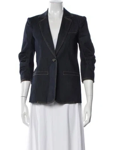 Pre-owned Cinq À Sept Blazer In Blue