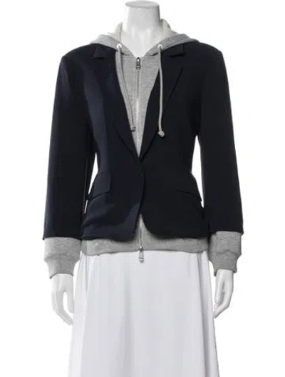 Pre-owned Cinq À Sept Blazer In Blue