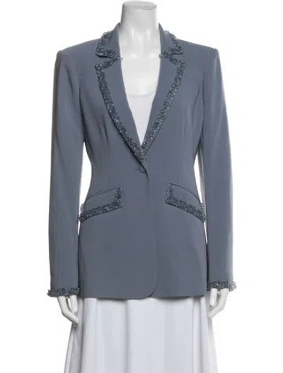 Pre-owned Cinq À Sept Blazer In Blue