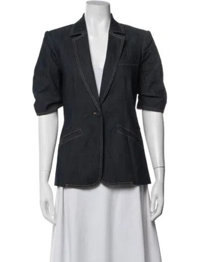 Pre-owned Cinq À Sept Blazer In Blue