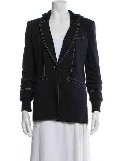 Pre-owned Cinq À Sept Blazer In Blue