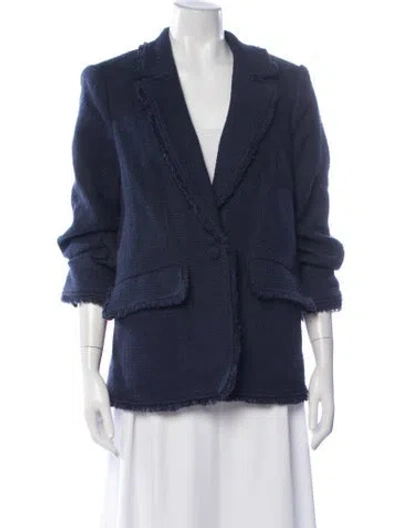 Pre-owned Cinq À Sept Blazer In Blue