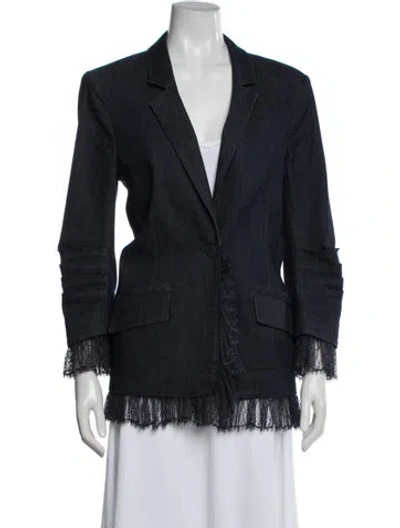 Pre-owned Cinq À Sept Blazer In Blue