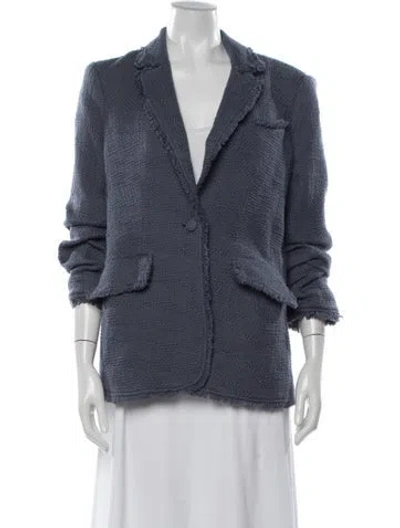 Pre-owned Cinq À Sept Blazer In Blue