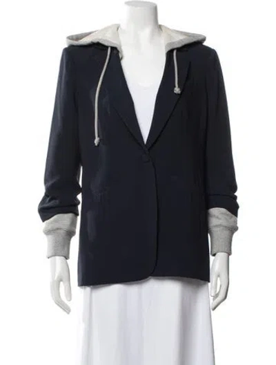 Pre-owned Cinq À Sept Blazer In Blue
