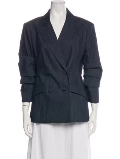 Pre-owned Cinq À Sept Blazer In Blue
