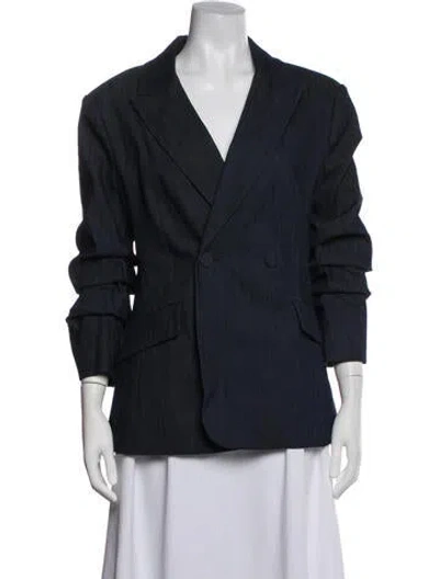 Pre-owned Cinq À Sept Blazer In Blue