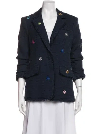 Pre-owned Cinq À Sept Blazer In Blue