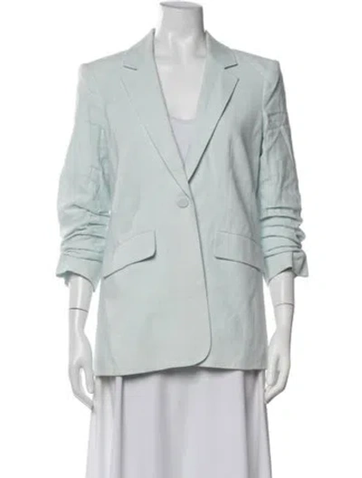 Pre-owned Cinq À Sept Blazer In Blue/green