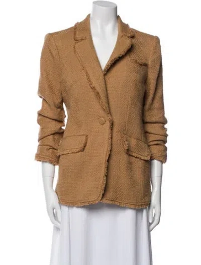 Pre-owned Cinq À Sept Blazer In Brown