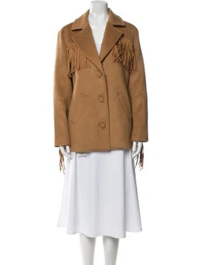 Pre-owned Cinq À Sept Blazer In Brown