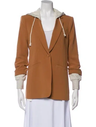 Pre-owned Cinq À Sept Blazer In Brown