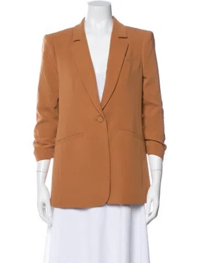 Pre-owned Cinq À Sept Blazer In Brown