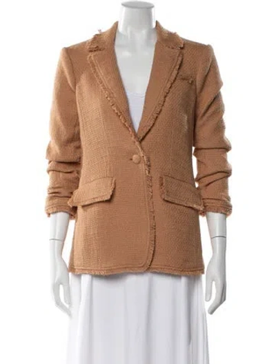 Pre-owned Cinq À Sept Blazer In Brown