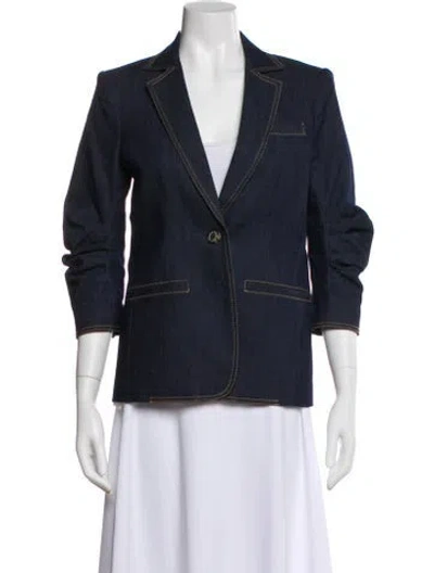 Pre-owned Cinq À Sept Blazer In Gray