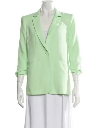 Pre-owned Cinq À Sept Blazer In Green