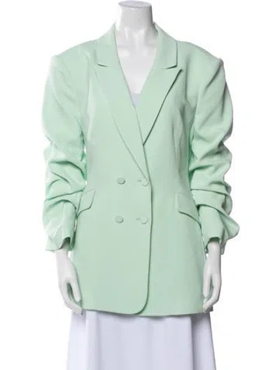 Pre-owned Cinq À Sept Blazer In Green