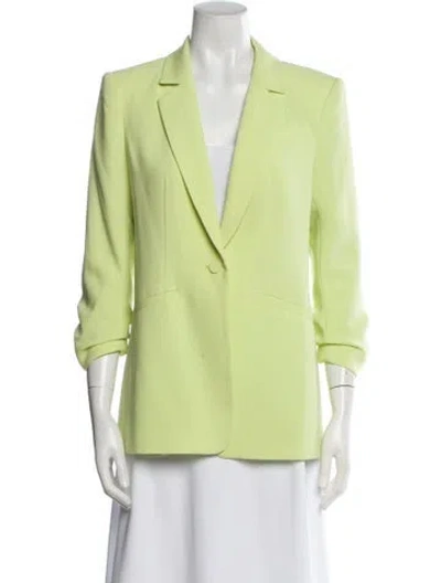 Pre-owned Cinq À Sept Blazer In Green