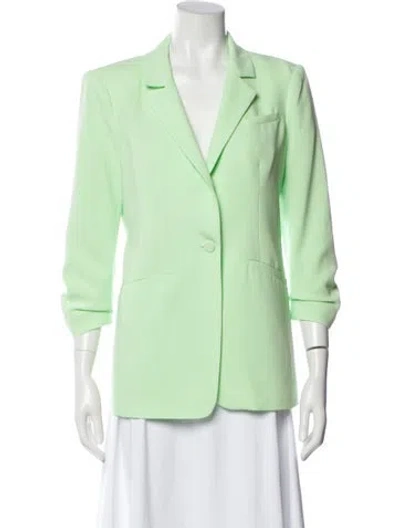Pre-owned Cinq À Sept Blazer In Green