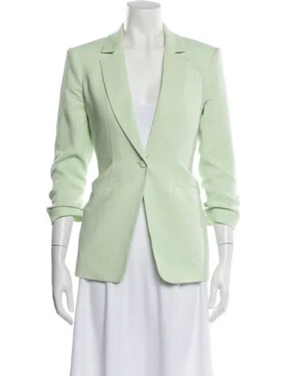 Pre-owned Cinq À Sept Blazer In Green