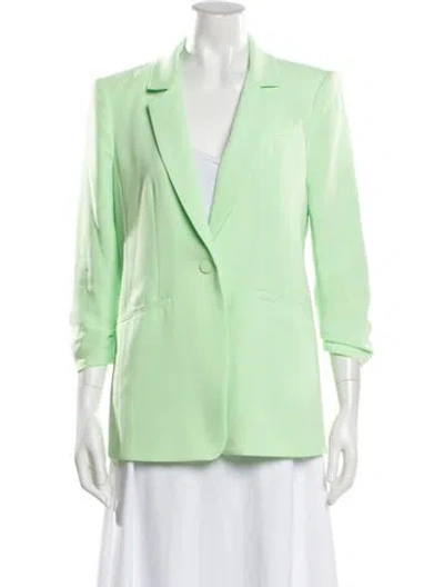Pre-owned Cinq À Sept Blazer In Green