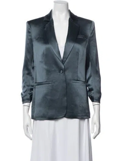 Pre-owned Cinq À Sept Blazer In Green