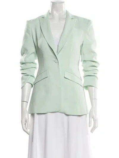 Pre-owned Cinq À Sept Blazer In Green