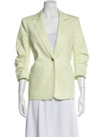 Pre-owned Cinq À Sept Blazer In Green