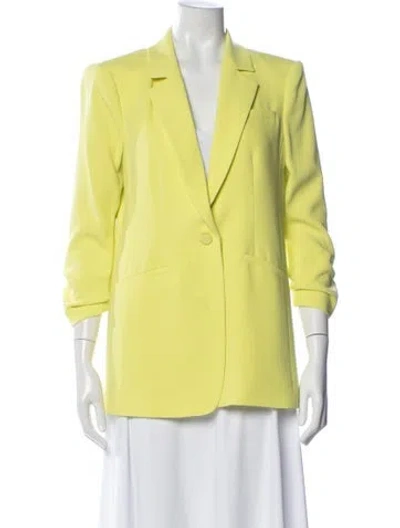 Pre-owned Cinq À Sept Blazer In Green