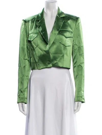 Pre-owned Cinq À Sept Blazer In Green
